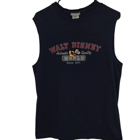 Walt Disney, Embroidery T-shirt, Medium, Blue, Tank top - Picture 2 of 6